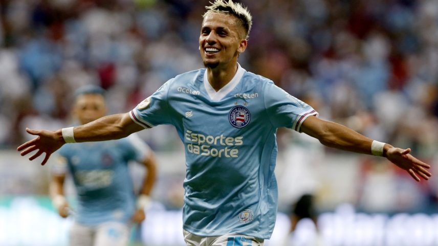 Revelado pelo Fluminense, Biel foi vendido ao Bahia em 2023 (Foto: Felipe Oliveira/EC Bahia)
