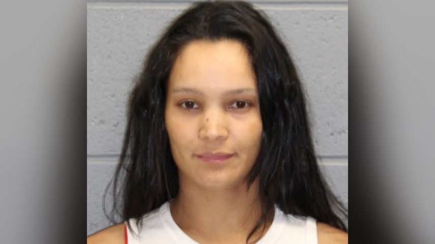 A brasileira Talita Sonia De Carvalho Silva, de 30 anos, foi presa na cidade de Naugatuck, em Connecticut, nos Estados Unidos, após deixar os dois filhos pequenos dentro do carro (Foto: Divulgação).