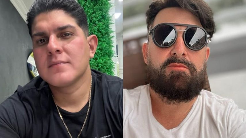 Thiago Adolfo, de 29 anos, e Deyvid Luiz Leite, de 46, foram mortos durante reunião (Foto: Reprodução)