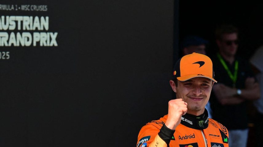 Lando Norris, da McLaren, venceu o último Grande Prêmio e permanece na vice-liderança do Mundial de Pilotos (Foto: Andrej Isakovic/AFP)