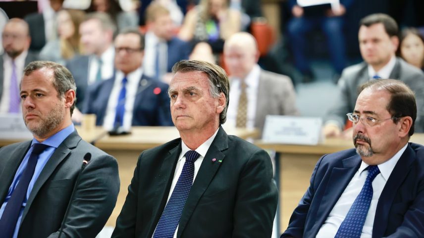 Jair Bolsonaro em depoimento no STF em junho (Foto: Ton Molina/STF)