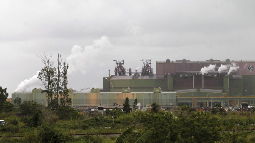 Instalações da antiga CSA (Companhia Siderúrgica do Atlântico) em Santa Cruz, no Rio de Janeiro (Foto: Bruno Gonzalez/Agência O Globo)