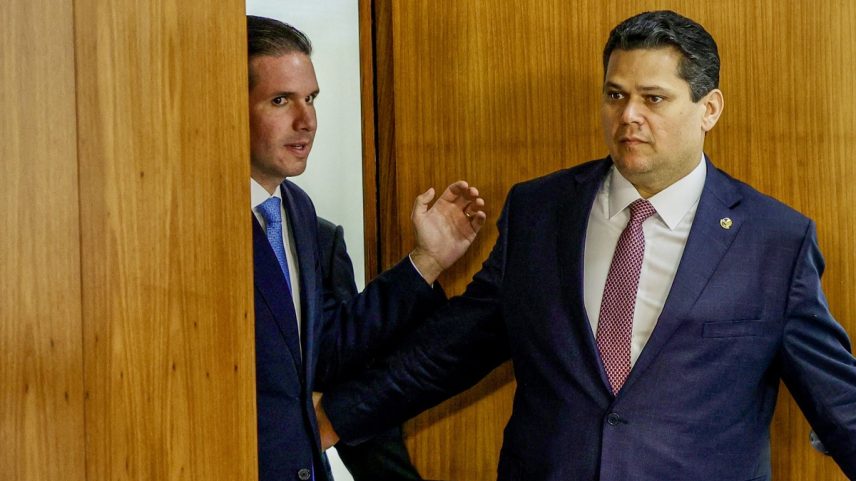 Os presidentes da Câmara, Hugo Motta, e do Senado, Davi Alcolumbre, no Planalto (Foto: Fabio Rodrigues-Pozzebom/Agência Brasil/2-2/2025)
