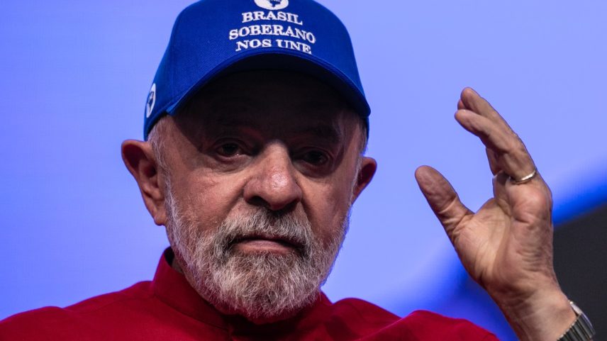 Presidente Lula participa da Cerimônia de abertura do 60º CONUNE (Foto: Brenno Carvalho / Agência O Globo)