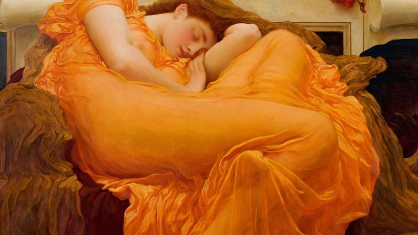 Sol ardiente de junho, de Frederic Leighton (1895). (Foto: CBW /Alamy Stock Photo)