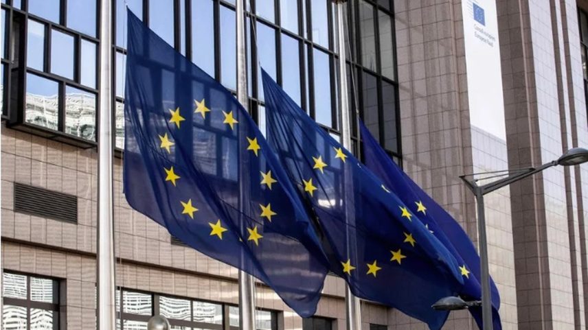 Bandeiras da União Europeia (Foto: John Thys/AFP)