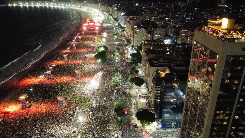 Copacabana. O bairro foi o mais procurado pelos fãs de Lady Gaga para locação de imóveis de curta temporada (Foto: CUSTÓDIO COIMBRA/AGÊNCIA O GLOBO/03.05.2025)