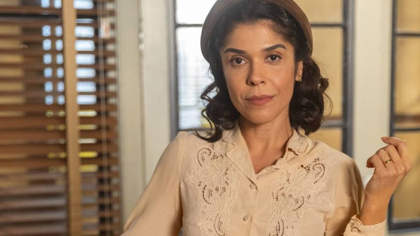 A atriz Maria Carol Rebello como Olga em 'Êta Mundo Melhor' (Foto: Léo Rosario/Globo)