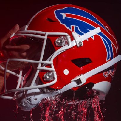 Bills anunciam retorno do capacete vermelho na partida contra os Jets em 2025