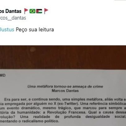 Professor da UFRJ esclarece uso de 'guilhotina' em comentário sobre Justus