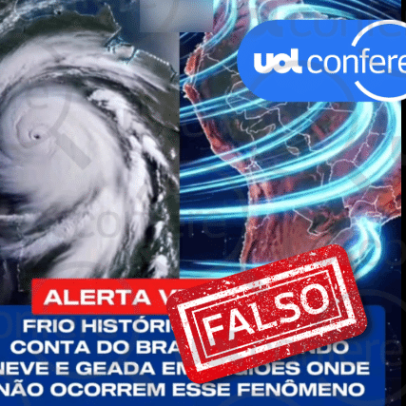 Alerta de 'frio histórico' no Brasil em 2025 é desmentido como falso