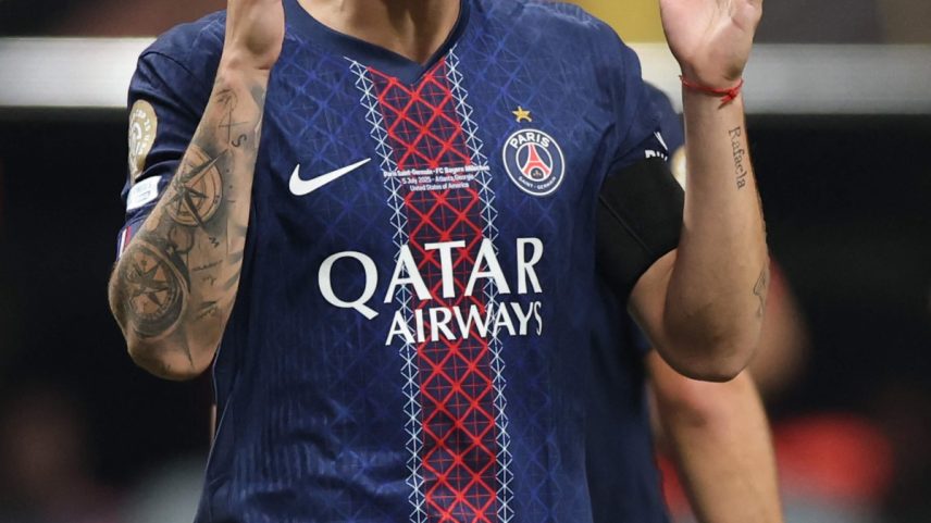 Beraldo, zagueiro do PSG (Foto: Alex Grimm/Getty Images/AFP)