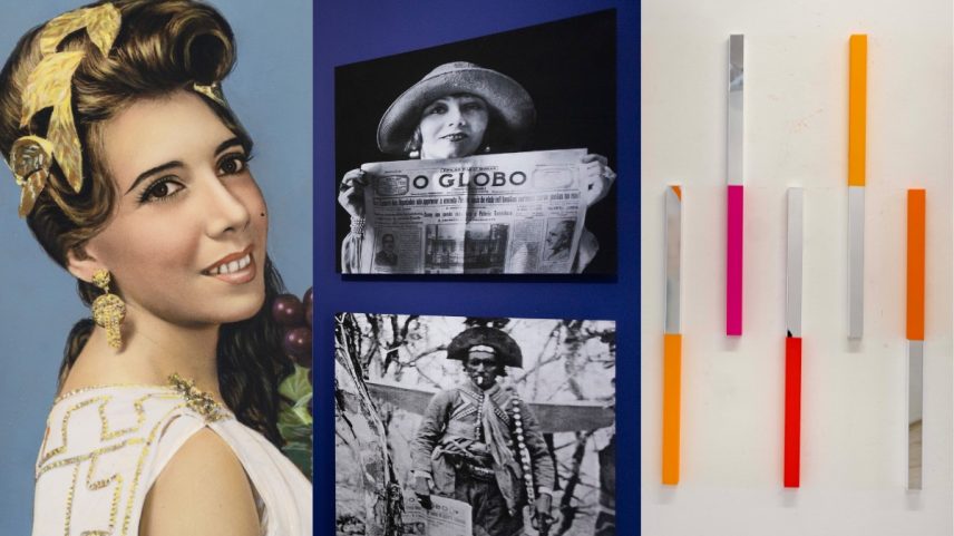 Telma Saraiva no MAR, centenário do GLOBO na Casa Roberto Marinho e Renata Tassinari no CCBB: as exposições em cartaz no Rio (Foto: Divulgação/Leo Martins/Romulo Fialdini)