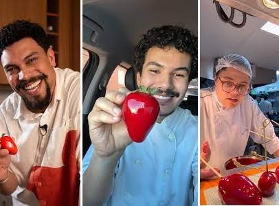 Morango do amor conquista paladares e gera lucros entre confeiteiros e amadores