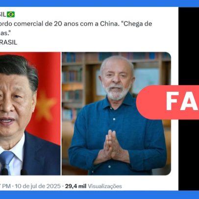 Brasil e China desmentem boatos sobre acordo comercial após tarifas de Trump