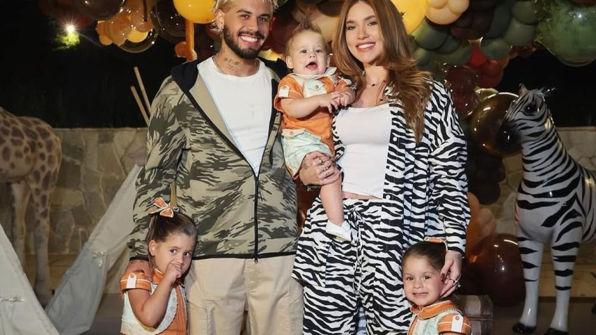Virginia Fonseca e Zé Felipe com os filhos (Foto: Danilo Gouveia/Divulgação)