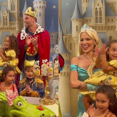 Léo Pereira compartilha momentos da festa da filha com homenagem a Karoline Lima