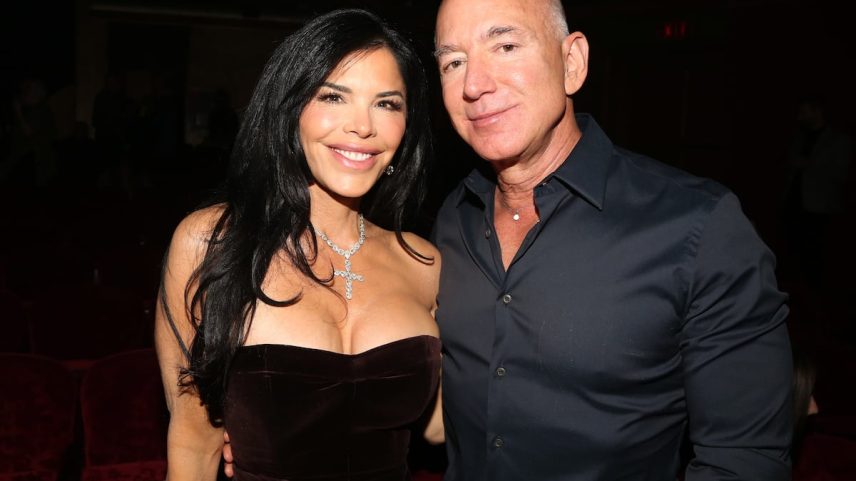 Lauren Sanchez e Jeff Bezos em uma gala em Nova York em outubro de 2024. (Foto: Bruce Glikas/WireImage)