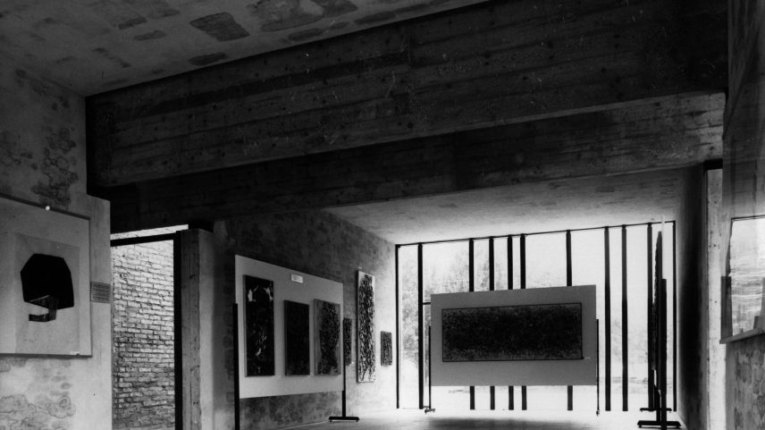 Pavilhão do Brasil na Bienal de Veneza em sua versão original, da década de 1960 (Foto: Ferruzzi/Arquivo Histórico Wanda Svevo)