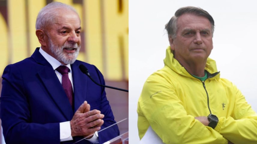 Lula e Jair Bolsonaro: polarização foi fortalecida com anúncio de tarifaço de Trump (Foto: Wilton Júnior/Estadão e Tiago Queiroz/Estadão)