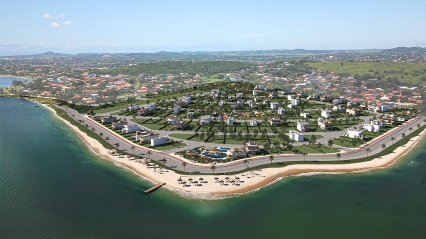 Projeção de loteamento (Foto: Divulgação)