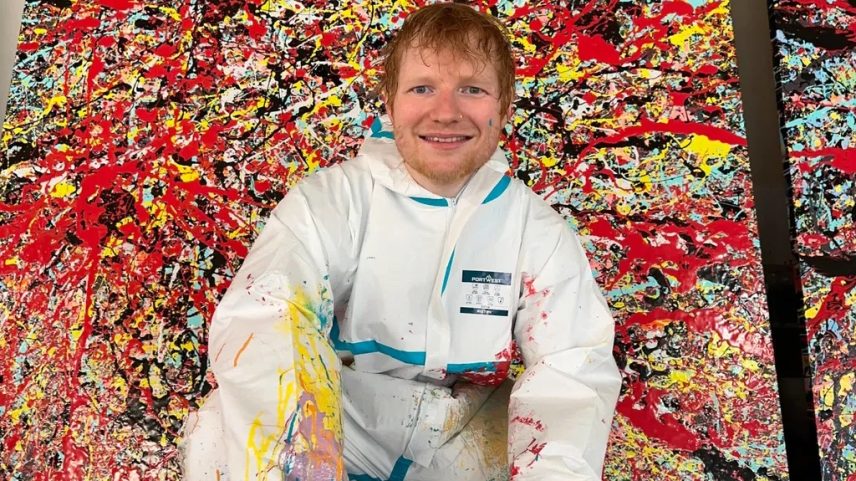 Ed Sheeran, pintor. (Foto: Heni Gallery)