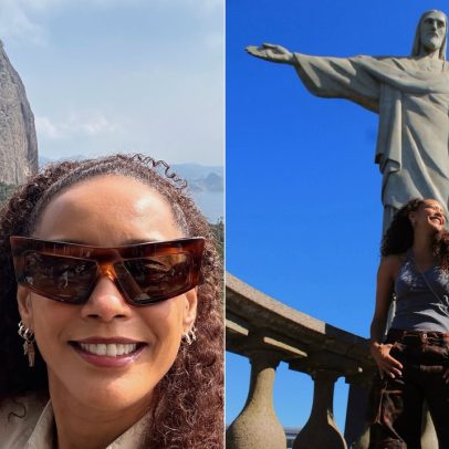 Taís Araujo explora os pontos turísticos do Rio durante folga em 'Vale tudo'