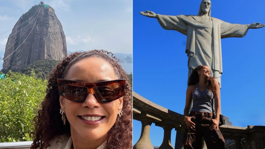 Taís Araujo conhece Pão de Açúcar e Cristo Redentor (Foto: Reprodução/Instagram)