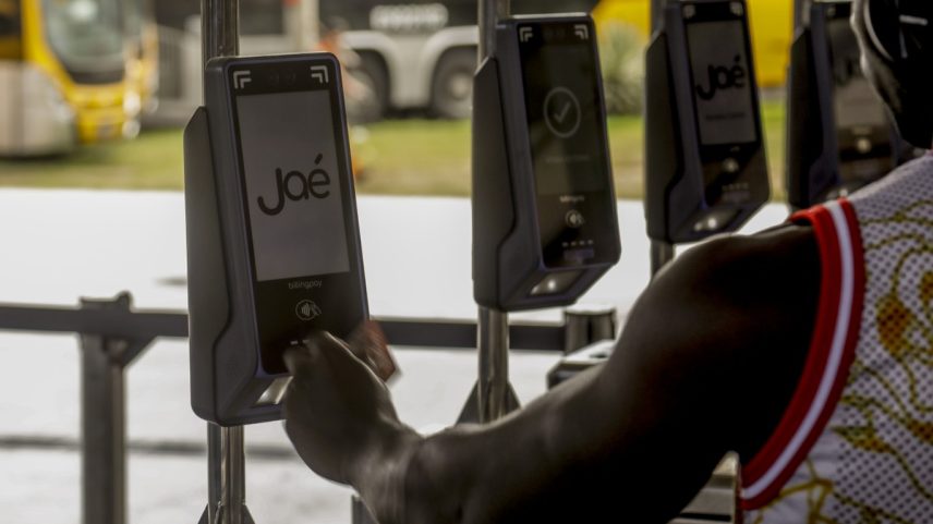 Jaé: nova bilhetagem eletrônica da cidade (Foto: Gabriel de Paiva / Agência O Globo)