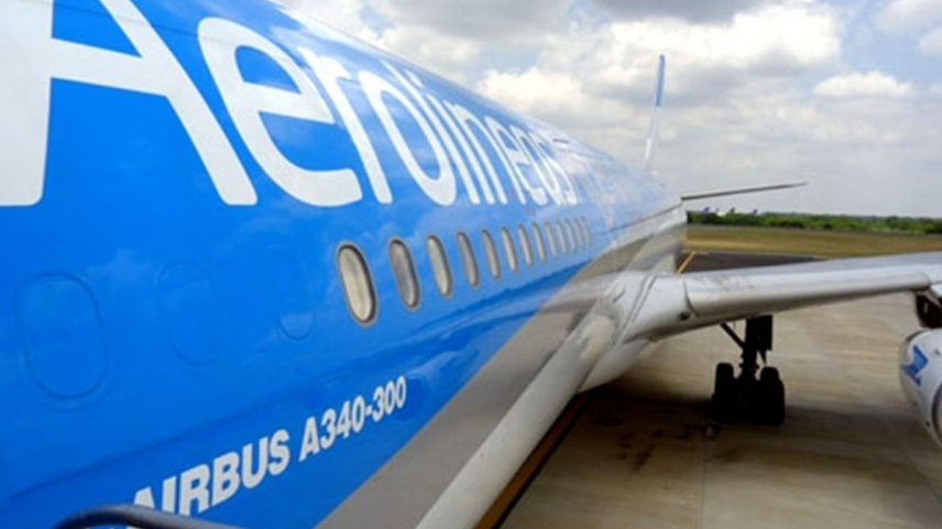 Avião da Aerolíneas Argentinas (Foto: Reprodução)