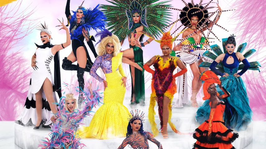 Participantes da segunda temporada do Drag Race Brasil posam para foto de divulgação (Foto: Divulgação)