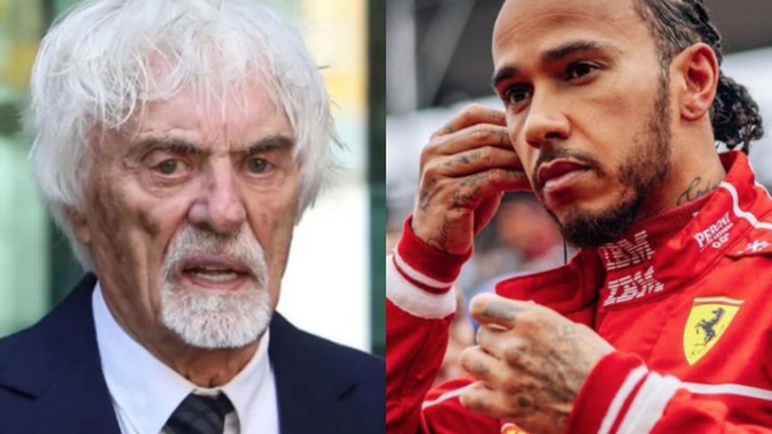 Bernie Ecclestone criticou desempenho de Lewis Hamilton na Ferrari (Foto: AFP//Reprodução)