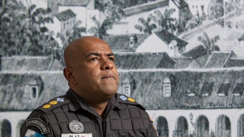 Tenente-coronel Ivan Blaz, ex-porta-voz da PM (Foto: Ana Branco / Agência O Globo)