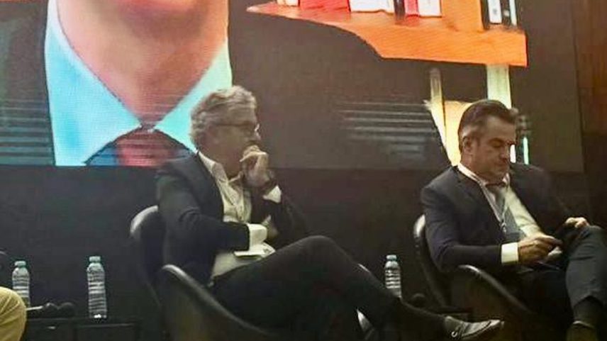 Jorge Viana (esq) e Ciro Nogueira: debate no Gilmarpalooza (Foto: Reprodução)