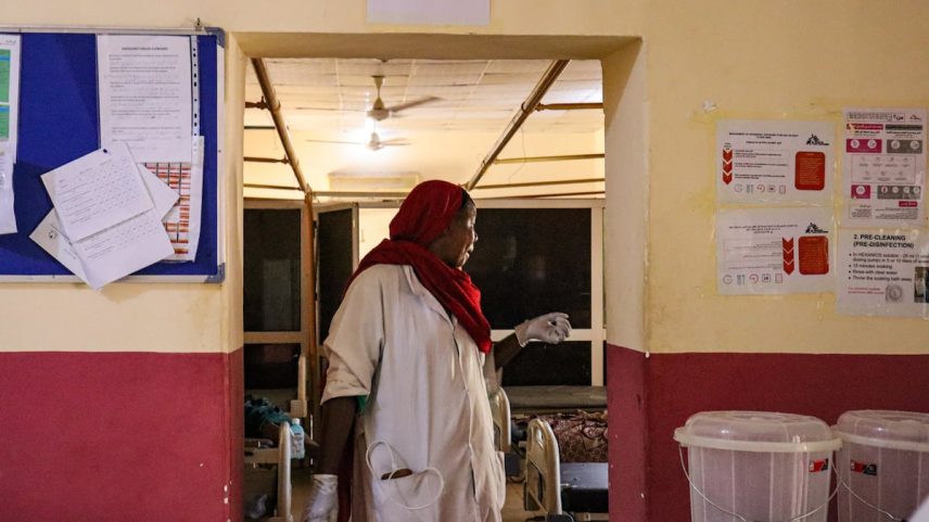 Maternidade do Hospital Universitário de Nyala, Darfur (Foto: Abdoalsalam Abdallah/MSF)