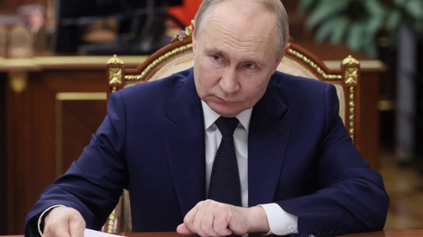 Presidente da Rússia, Vladimir Putin, fotografado no Kremlin (Foto: Gavriil Grigorov/AFP)
