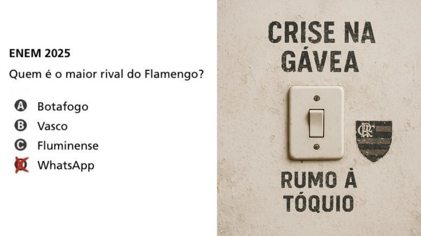 Memes sobre o Flamengo (Foto: Reprodução)