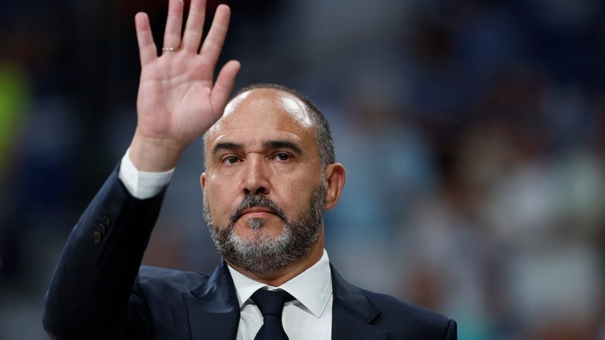 Chus Mateo, durante a final ligueira contra o Valencia. (Foto: Mariscal/EFE)