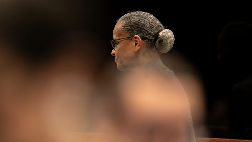 Ministra do Meio Ambiente Marina Silva na Comissão de Agricultura da Câmara dos Deputados. (Foto: Brenno Carvalho / Agência O Globo)