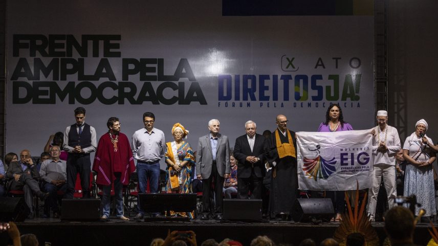 Ato do movimento Direitos Já! ocorreu dias após o primeiro turno de 2022 (Foto: Bruno Santos/Folhapress)