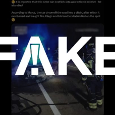 Foto de carro incendiado que viralizou não é do acidente recente