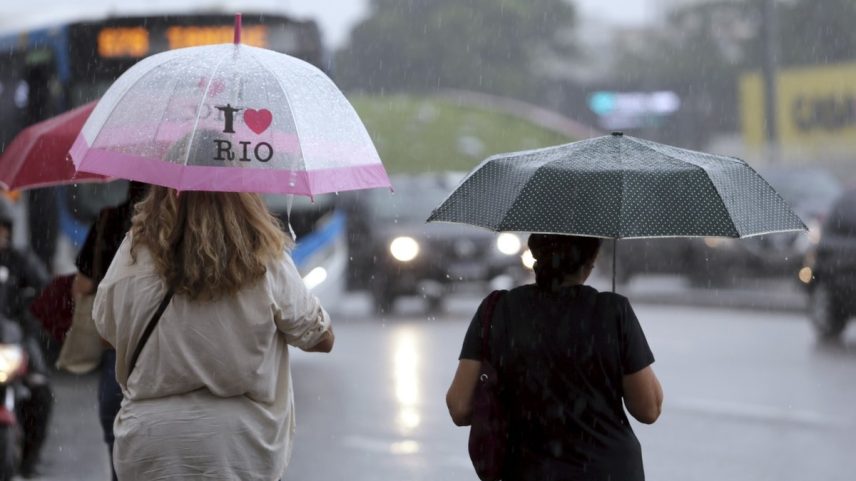 Frente fria traz chuva para o Rio (Foto: Marcelo Theobald / Agência O Globo / Arquivo)