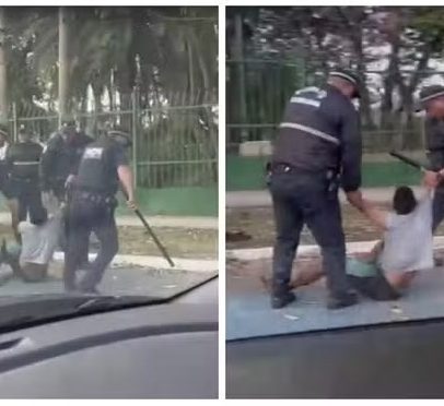 Homem negro é agredido por guardas civis em ação em São Paulo