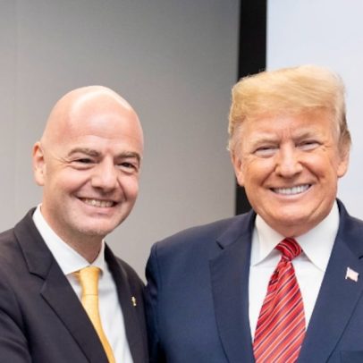 Infantino estreita laços com Trump e fortalece apoio dos EUA ao futebol mundial
