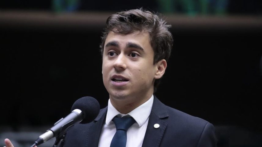 Deputado federal Nikolas Ferreira discursa no plenário da Câmara (Foto: Bruno Spada/Câmara dos Deputados/10-09-2024)