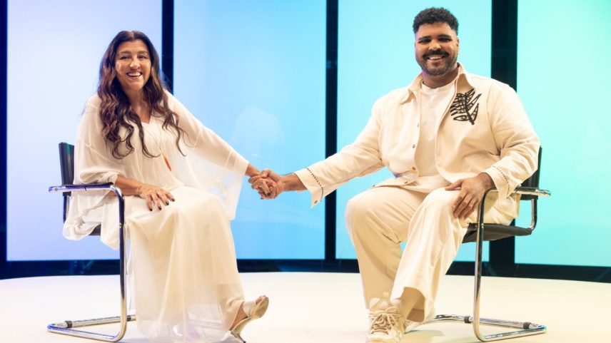 Regina Casé e Paulo Vieira (Foto: Léo Rosário/Globo)