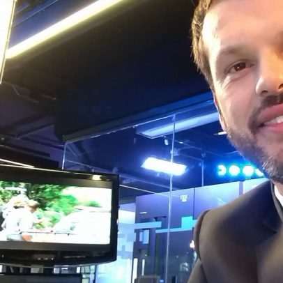 Repórter da Band é suspenso após agredir colega da Record ao vivo na TV