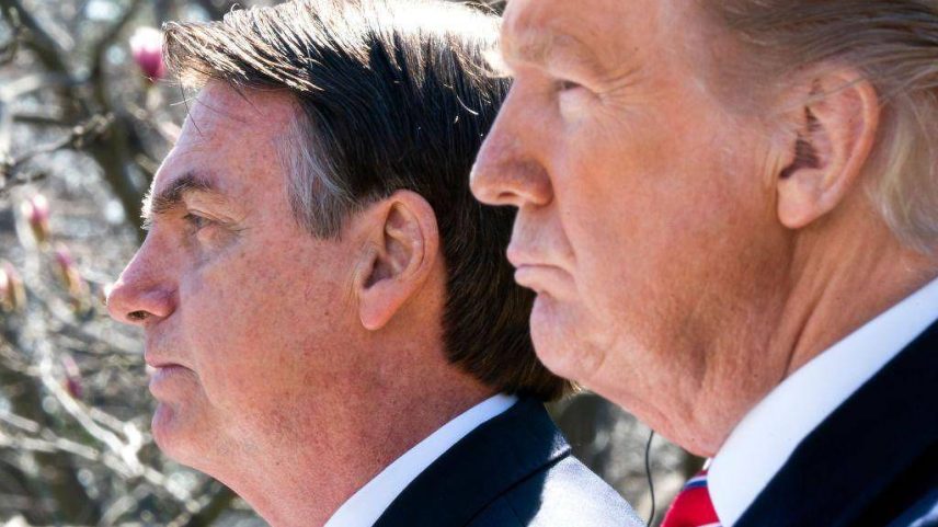 Bolsonaro se encontra com Donald Trump (Foto: Getty Images)