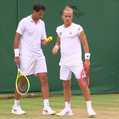 Melo e Matos são eliminados nas quartas de final após derrotas em sets diretos