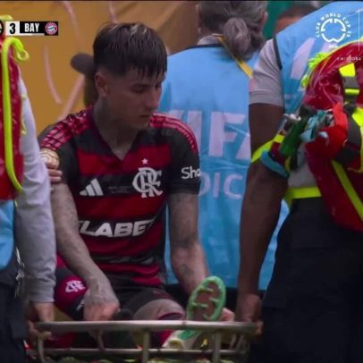 Pulgar sofre fratura no quinto metatarso e desfalca o Flamengo na temporada